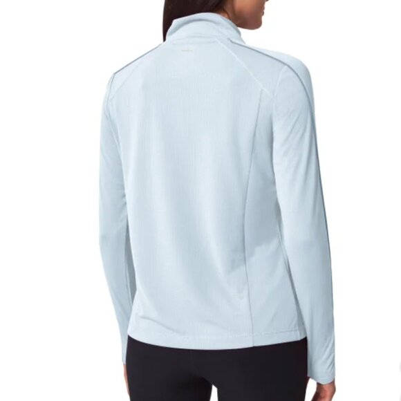 NEW Mondetta Quarter-Zip Pullover Long Sleeve Active Thumbhole Sport Top Shirt - Picture 2 of 4